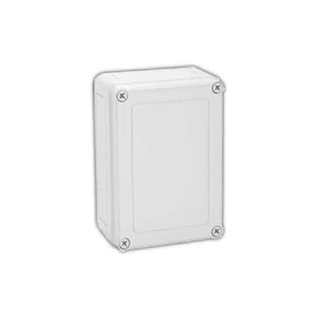 Vynckier Enclosure Systems Screws Electrical Enclosures, 4.36 in H, 3.66 in D, 3.18 in W, NEMA 4X, Polyester VM433